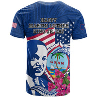 Guam Martin Luther King Jr Day T Shirt I Have A Dream Guahan Seal With Bougainvillea LT14 - Polynesian Pride
