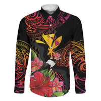Hawaii Iwa Bird Family Matching Puletasi and Hawaiian Shirt Great Frigatebird Kanaka Tropical Hippie Style - Polynesian Pride
