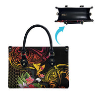 Hawaii Iwa Bird Leather Bag Great Frigatebird Kanaka Tropical Hippie Style - Polynesian Pride