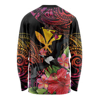 Hawaii Iwa Bird Long Sleeve Shirt Great Frigatebird Kanaka Tropical Hippie Style LT14 - Polynesian Pride