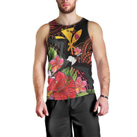 Hawaii Iwa Bird Men Tank Top Great Frigatebird Kanaka Tropical Hippie Style LT14 - Polynesian Pride
