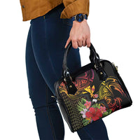 Hawaii Iwa Bird Shoulder Handbag Great Frigatebird Kanaka Tropical Hippie Style LT14 - Polynesian Pride