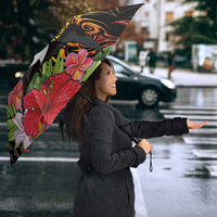 Hawaii Iwa Bird Umbrella Great Frigatebird Kanaka Tropical Hippie Style - Polynesian Pride