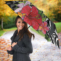 Hawaii Iwa Bird Umbrella Great Frigatebird Kanaka Tropical Flowers LT14 - Polynesian Pride