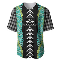 Black Palaka Hawaii Iwa Bird Baseball Jersey Hawaiian Kakau Jade Vine Lei - Polynesian Pride