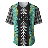 Black Palaka Hawaii Iwa Bird Baseball Jersey Hawaiian Kakau Jade Vine Lei LT14 Black - Polynesian Pride