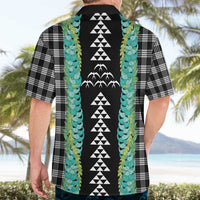 Black Palaka Hawaii Iwa Bird Hawaiian Shirt Hawaiian Kakau Jade Vine Lei LT14 - Polynesian Pride