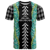 Black Palaka Hawaii Iwa Bird T Shirt Hawaiian Kakau Jade Vine Lei LT14 Black - Polynesian Pride