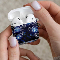 Matariki New Zealand AirPods Case NZ Niho Taniwha Maori New Year Blue Galaxy LT14 - Polynesian Pride