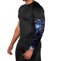 Matariki New Zealand Arm Sleeves NZ Niho Taniwha Maori New Year Blue Galaxy LT14 - Polynesian Pride