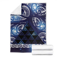 Matariki New Zealand Blanket NZ Niho Taniwha Maori New Year Blue Galaxy LT14 - Polynesian Pride