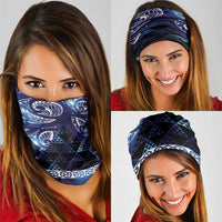 Matariki New Zealand Neck Gaiter NZ Niho Taniwha Maori New Year Blue Galaxy LT14 - Polynesian Pride