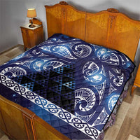 Matariki New Zealand Quilt NZ Niho Taniwha Maori New Year Blue Galaxy LT14 - Polynesian Pride