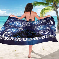 Matariki New Zealand Sarong NZ Niho Taniwha Maori New Year Blue Galaxy LT14 - Polynesian Pride