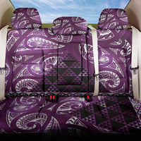 Matariki New Zealand Back Car Seat Cover NZ Niho Taniwha Maori New Year Purple Galaxy