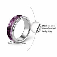 Matariki New Zealand Classic Ring NZ Niho Taniwha Maori New Year Purple Galaxy