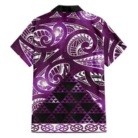Matariki New Zealand Family Matching Mermaid Dress and Hawaiian Shirt NZ Niho Taniwha Maori New Year Purple Galaxy