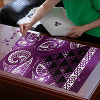 Matariki New Zealand Puzzle NZ Niho Taniwha Maori New Year Purple Galaxy LT14 - Polynesian Pride