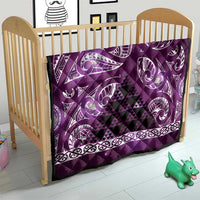 Matariki New Zealand Quilt NZ Niho Taniwha Maori New Year Purple Galaxy LT14 - Polynesian Pride
