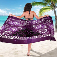 Matariki New Zealand Sarong NZ Niho Taniwha Maori New Year Purple Galaxy LT14 - Polynesian Pride