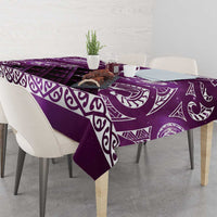 Matariki New Zealand Tablecloth NZ Niho Taniwha Maori New Year Purple Galaxy LT14 - Polynesian Pride