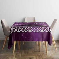 Matariki New Zealand Tablecloth NZ Niho Taniwha Maori New Year Purple Galaxy LT14 - Polynesian Pride
