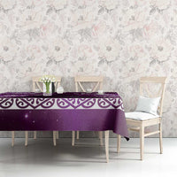 Matariki New Zealand Tablecloth NZ Niho Taniwha Maori New Year Purple Galaxy LT14 - Polynesian Pride