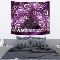 Matariki New Zealand Tapestry NZ Niho Taniwha Maori New Year Purple Galaxy LT14 - Polynesian Pride