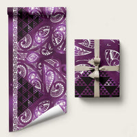 Matariki New Zealand Wrapping Paper NZ Niho Taniwha Maori New Year Purple Galaxy