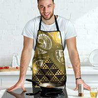 Matariki New Zealand Apron NZ Niho Taniwha Maori New Year Yellow Galaxy LT14 - Polynesian Pride