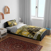Matariki New Zealand Bedding Set NZ Niho Taniwha Maori New Year Yellow Galaxy LT14 - Polynesian Pride
