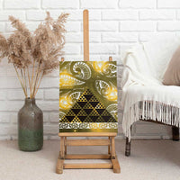 Matariki New Zealand Canvas Wall Art NZ Niho Taniwha Maori New Year Yellow Galaxy LT14 - Polynesian Pride