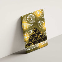 Matariki New Zealand Canvas Wall Art NZ Niho Taniwha Maori New Year Yellow Galaxy LT14 - Polynesian Pride