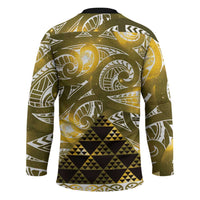 Matariki New Zealand Hockey Jersey NZ Niho Taniwha Maori New Year Yellow Galaxy