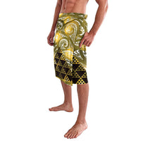 Matariki New Zealand Lavalava NZ Niho Taniwha Maori New Year Yellow Galaxy LT14 - Polynesian Pride