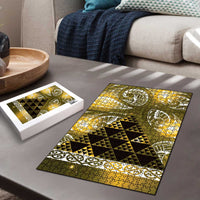 Matariki New Zealand Puzzle NZ Niho Taniwha Maori New Year Yellow Galaxy LT14 - Polynesian Pride