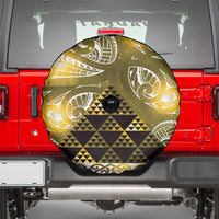 Matariki New Zealand Spare Tire Cover NZ Niho Taniwha Maori New Year Yellow Galaxy