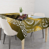 Matariki New Zealand Tablecloth NZ Niho Taniwha Maori New Year Yellow Galaxy