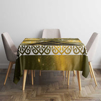 Matariki New Zealand Tablecloth NZ Niho Taniwha Maori New Year Yellow Galaxy