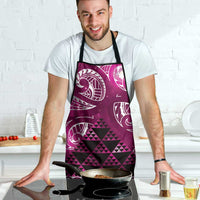 Matariki New Zealand Apron NZ Niho Taniwha Maori New Year Pink Galaxy LT14 - Polynesian Pride