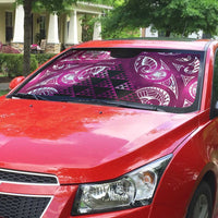 Matariki New Zealand Auto Sun Shade NZ Niho Taniwha Maori New Year Pink Galaxy LT14 - Polynesian Pride