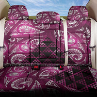 Matariki New Zealand Back Car Seat Cover NZ Niho Taniwha Maori New Year Pink Galaxy