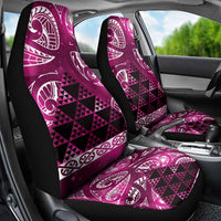Matariki New Zealand Car Seat Cover NZ Niho Taniwha Maori New Year Pink Galaxy