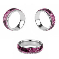 Matariki New Zealand Classic Ring NZ Niho Taniwha Maori New Year Pink Galaxy