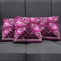 Matariki New Zealand Pillow Cover NZ Niho Taniwha Maori New Year Pink Galaxy LT14 - Polynesian Pride