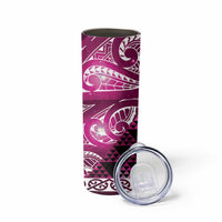 Matariki New Zealand Skinny Tumbler NZ Niho Taniwha Maori New Year Pink Galaxy