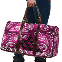 Matariki New Zealand Travel Bag NZ Niho Taniwha Maori New Year Pink Galaxy