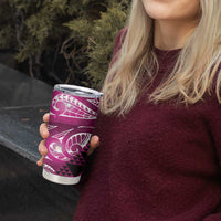 Matariki New Zealand Tumbler Cup NZ Niho Taniwha Maori New Year Pink Galaxy LT14 - Polynesian Pride
