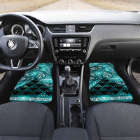 Matariki New Zealand Car Mats NZ Niho Taniwha Maori New Year Cyan Galaxy