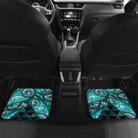 Matariki New Zealand Car Mats NZ Niho Taniwha Maori New Year Cyan Galaxy